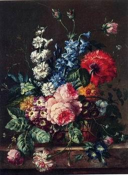 unknow artist Floral, beautiful classical still life of flowers 07 oil painting image